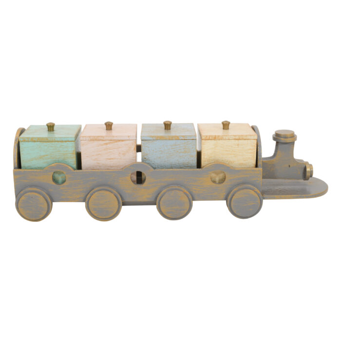 Dry Fruit Train 4 Container Set With Lid - Image 3