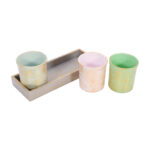 CRAFTMITRA Flower Stand Set of 3 with Tray - Image 4