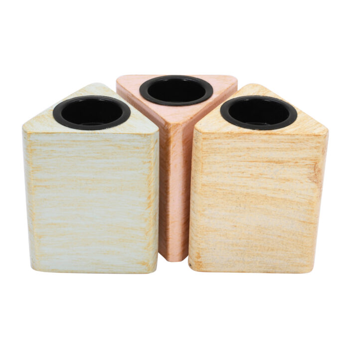 CRAFTMITRA Multicolor Candle Holders (Pack of 3) - Image 4