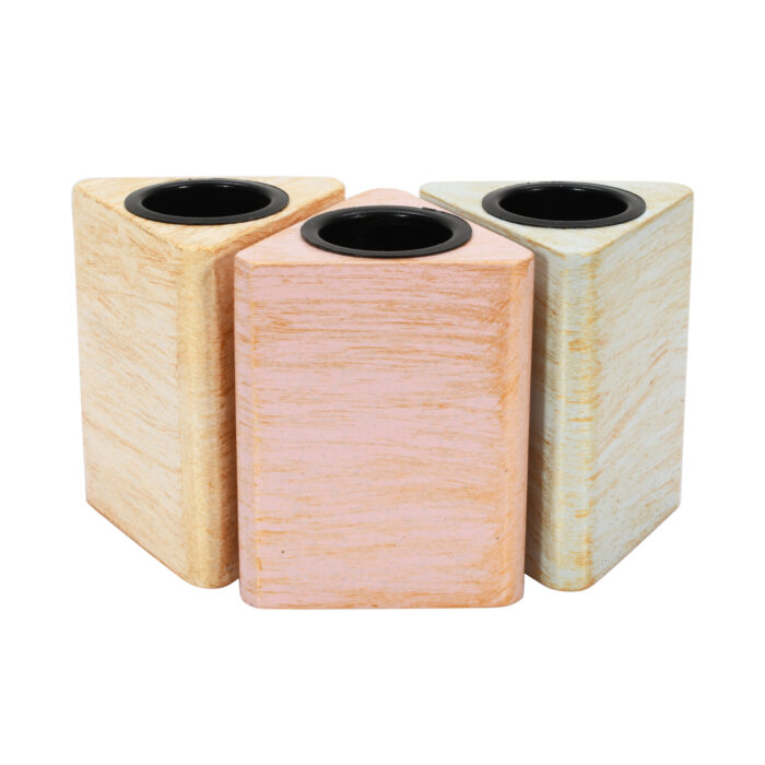 CRAFTMITRA Multicolor Candle Holders (Pack of 3) - Image 5
