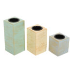 CRAFTMITRA MULTICOLOR Candle Holders Set of 3 - Image 5