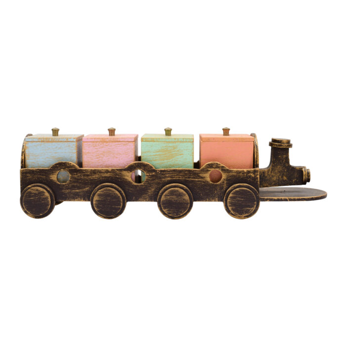 Dry Fruit Train 4 Container Set With Lid - Image 2