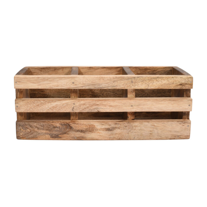 CRAFTMITRA WOODEN Cutlery Holder (PACK OF 1) - Image 2