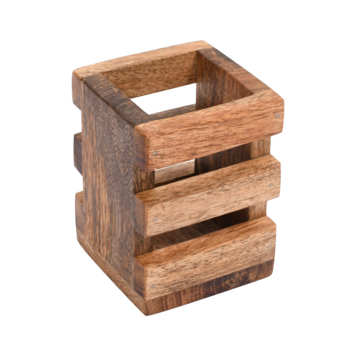 CRAFTMITRA WOODEN Spoon Stand (PACK OF 1) - Image 3