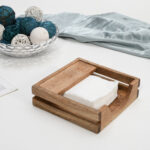 CRAFTMITRA Wooden Tissue Paper Holder (PACK OF 1)