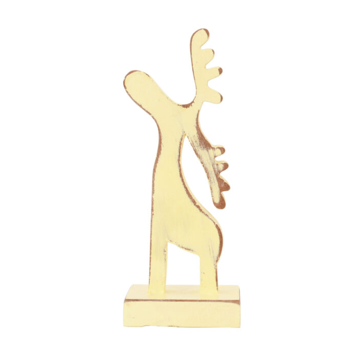 CRAFTMITRA gREY Christmas Decoration DeeR (PACK OF 1) - Image 2