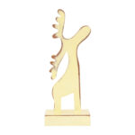CRAFTMITRA gREY Christmas Decoration DeeR (PACK OF 1) - Image 4