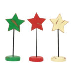 CRAFTMITRA MULTICOLOR Christmas Star Stand (PACK OF 3) - Image 2