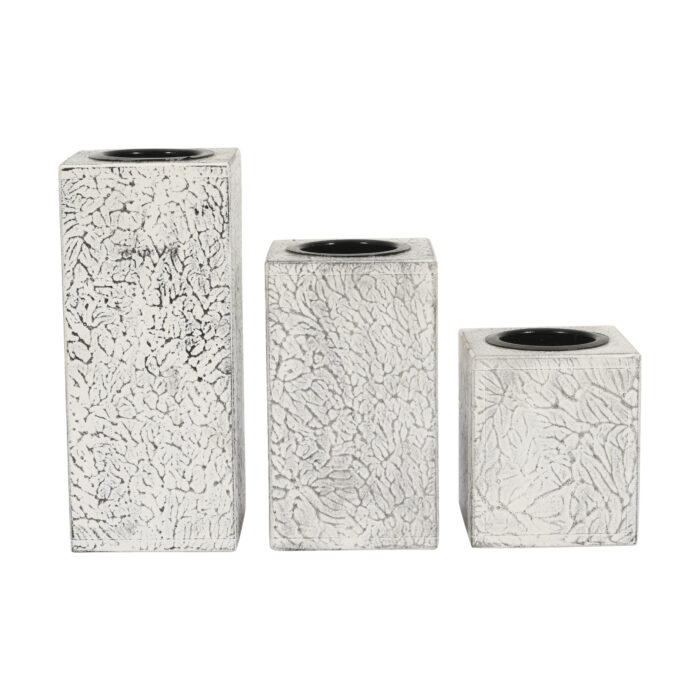 CRAFTMITRA GRAY Candle Holders (Set of 3) - Image 6