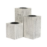 CRAFTMITRA GRAY Candle Holders (Set of 3) - Image 5