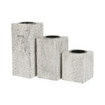 CRAFTMITRA GRAY Candle Holders (Set of 3) - Image 4