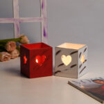 CRAFTMITRA MULTICOLOR Tea Light Holder (PACK OF 2)