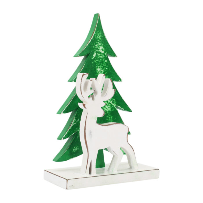 CRAFTMITRA Christmas Deer with Green Tree (PACK OF 1) - Image 4