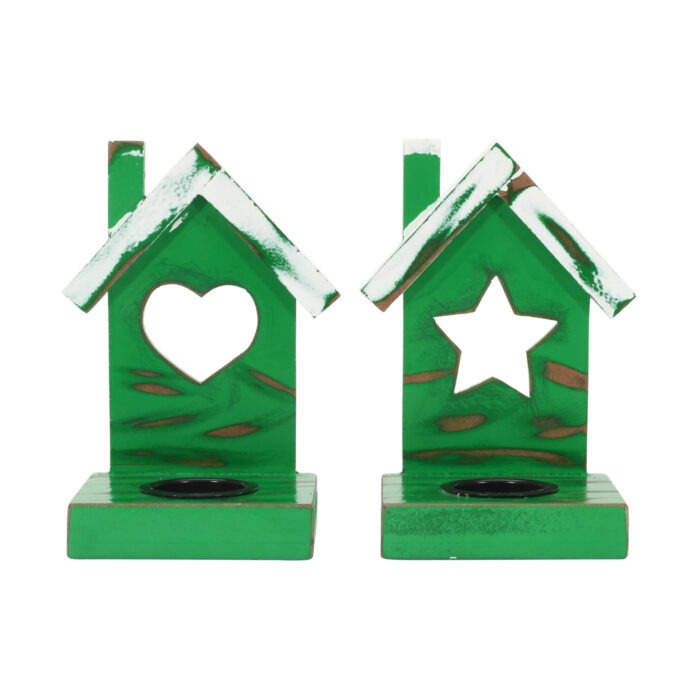 CRAFTMITRA GREEN tea light holder (PACK OF 2) - Image 4