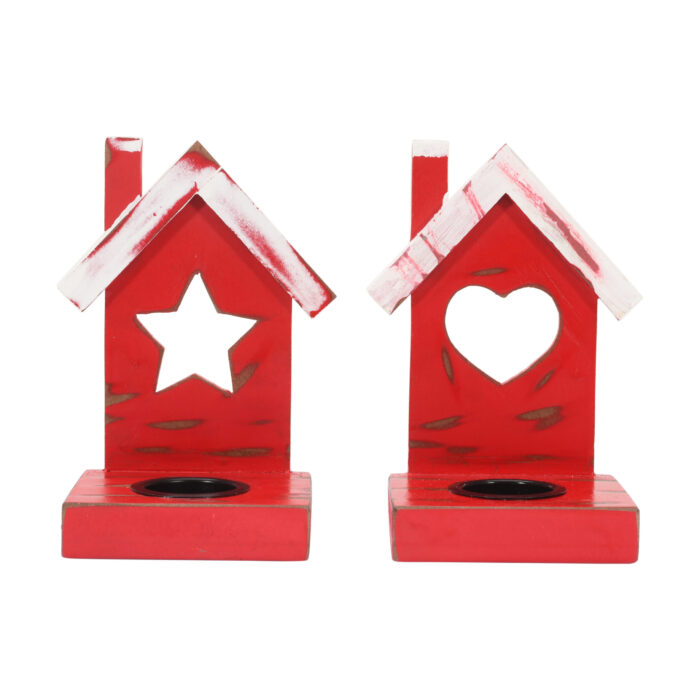 CRAFTMITRA RED tea light holder (PACK OF 2) - Image 4