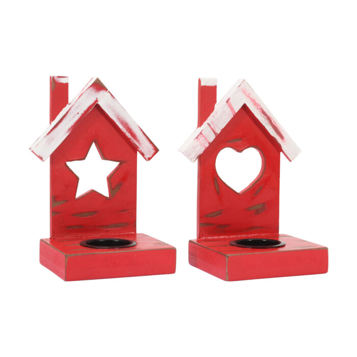 CRAFTMITRA RED tea light holder (PACK OF 2) - Image 3