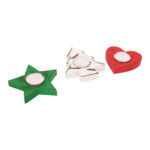 CRAFTMITRA MULTICOLOR Candle Holder (PACK OF 3) - Image 2
