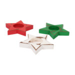 CRAFTMITRA Multicolor Candle Holder (PACK OF 3) - Image 3