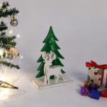 CRAFTMITRA Christmas Deer with Green Tree (PACK OF 1)