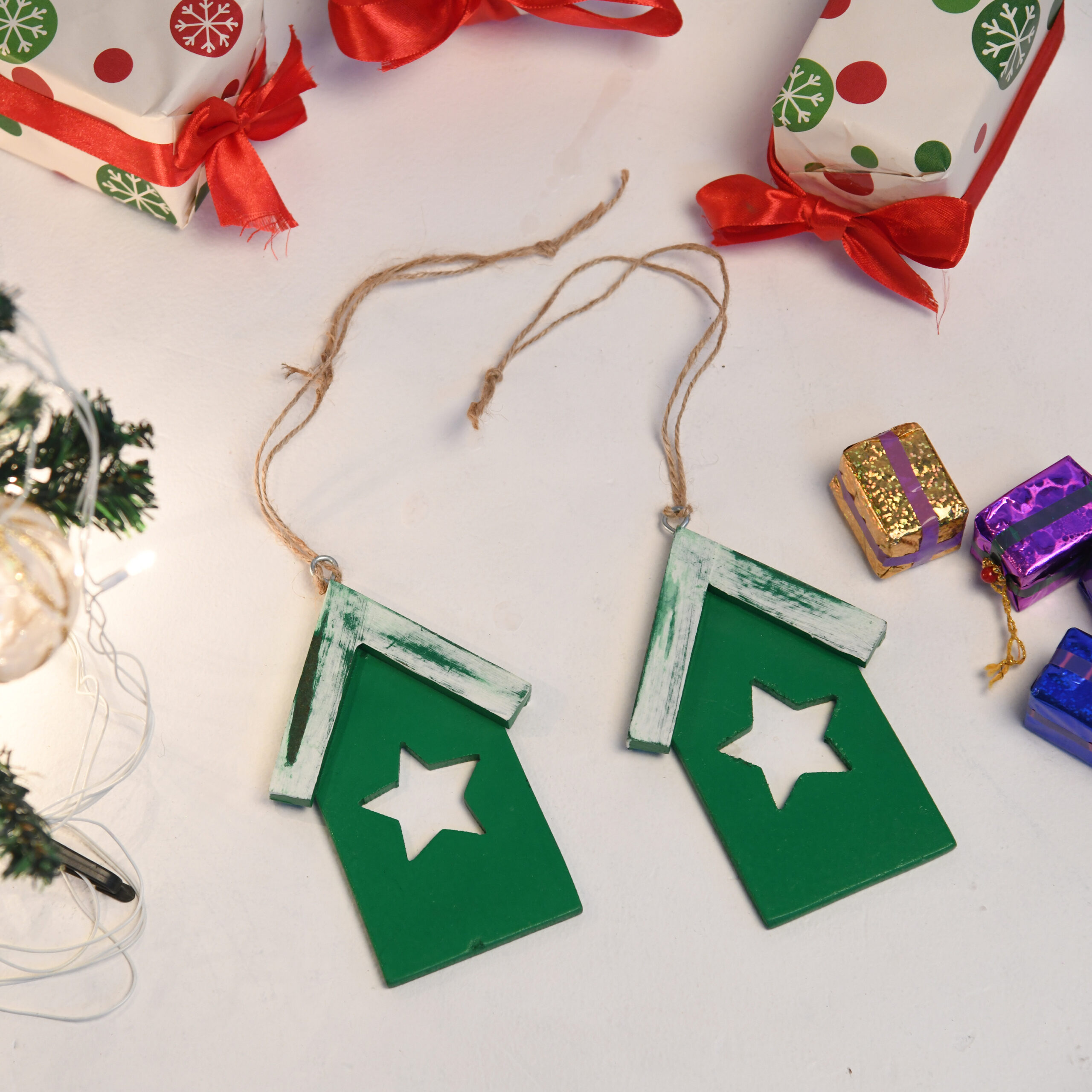 CRAFTMITRA GREEN hanging (PACK OF 2)