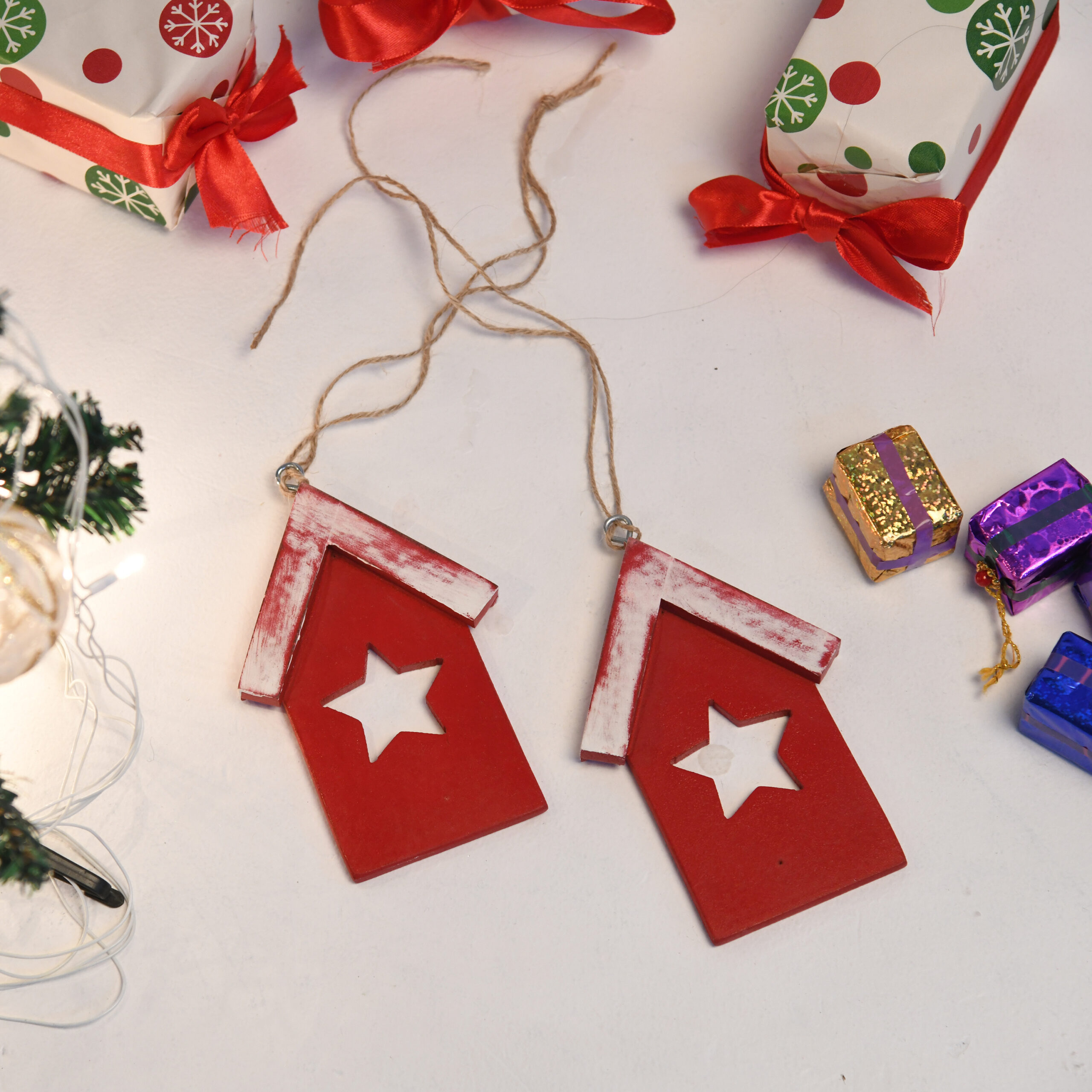 CRAFTMITRA RED hanging (PACK OF 2)