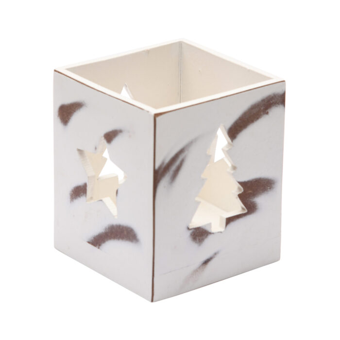 CRAFTMITRA WHITE Tea Light Holder (PACK OF 3) - Image 5