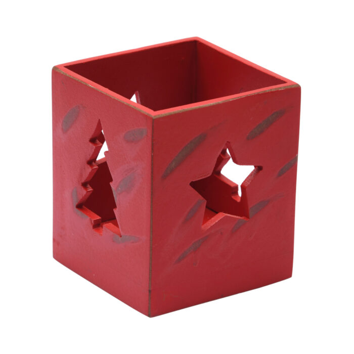 CRAFTMITRA RED Tea Light Holder (PACK OF 3) - Image 5