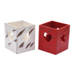 CRAFTMITRA MULTICOLOR Tea Light Holder (PACK OF 2) - Image 3