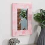 Pink Rectangle Mirror