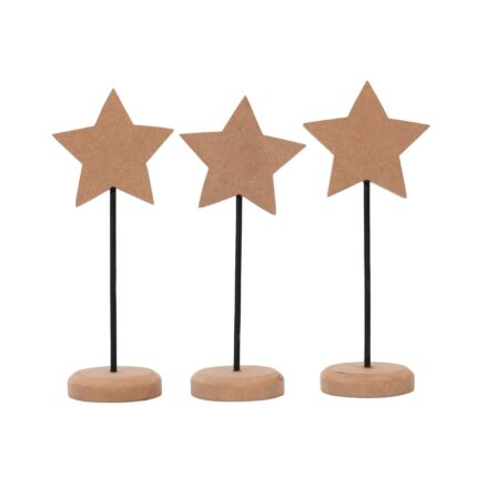 Raw Christmas Star Stands