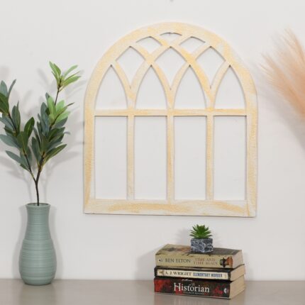 White Golden Round Arch