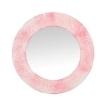 Pink Round Mirror Frame