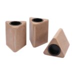 Raw Triangle T Light Holders