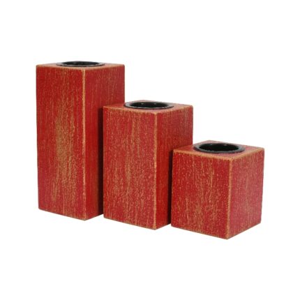 Red T Light Holder