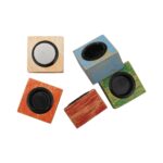 Mini Square T Light Holder ( Set of 5)