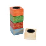 Mini Square T Light Holder ( Set of 5)