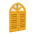 Yellow Window Mirror