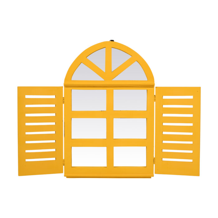 Yellow Window Mirror