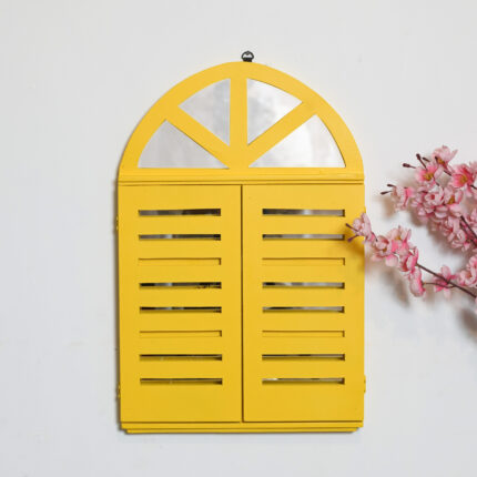 Yellow Window Mirror