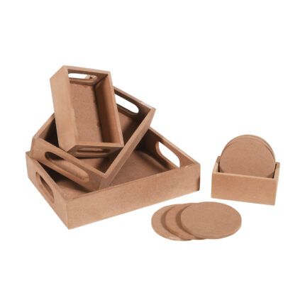 Tray and Coaster Combo