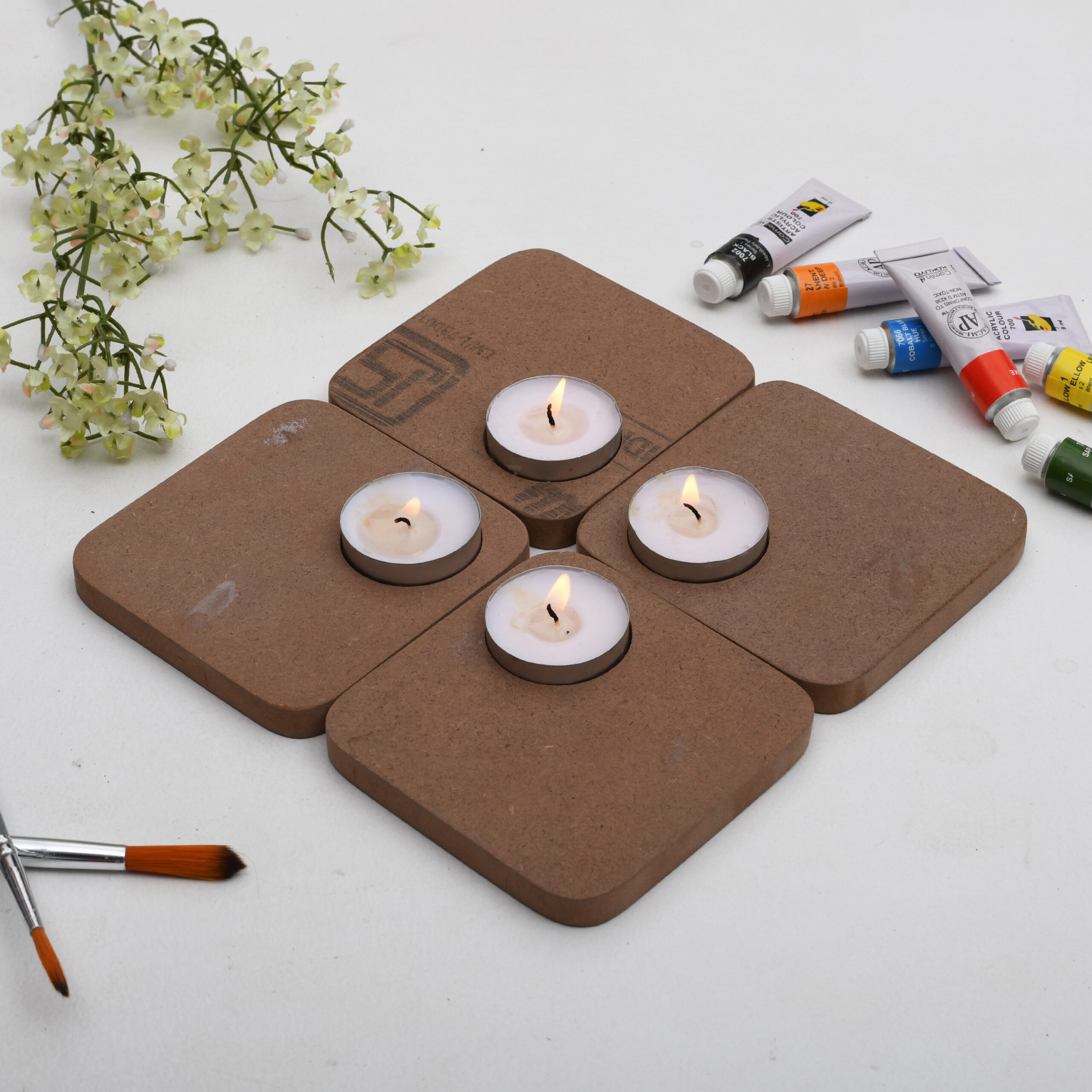 Raw T Light Holder - Image 1