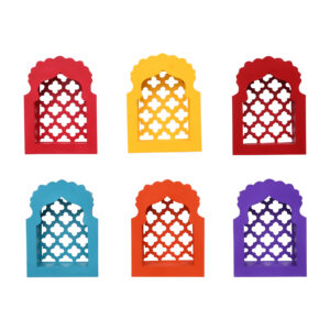 Colour Moroccan Jharokha ( Set of 6)