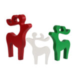 Multicolor Decor Deer (Pack of 3) - Image 3
