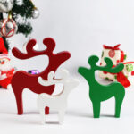 Multicolor Decor Deer (Pack of 3)