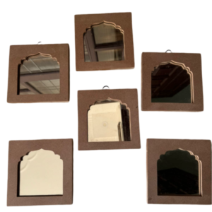 Raw Mini Jharokha (With Mirror)