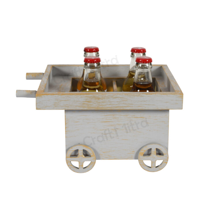 Drinks Serving Trolly (Silver) - Image 2
