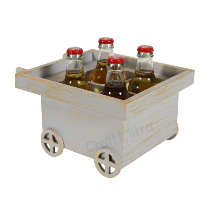 Drinks Serving Trolly (Silver) - Image 3