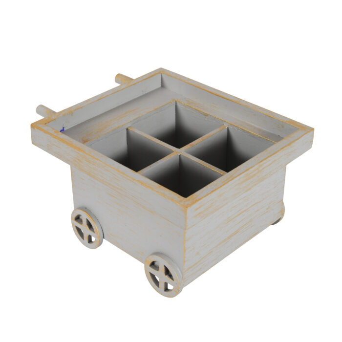 Drinks Serving Trolly (Silver) - Image 6