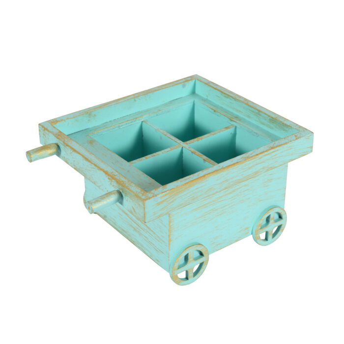 Drinks Serving Trolly (Light Blue) - Image 4