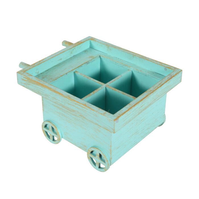 Drinks Serving Trolly (Light Blue) - Image 5